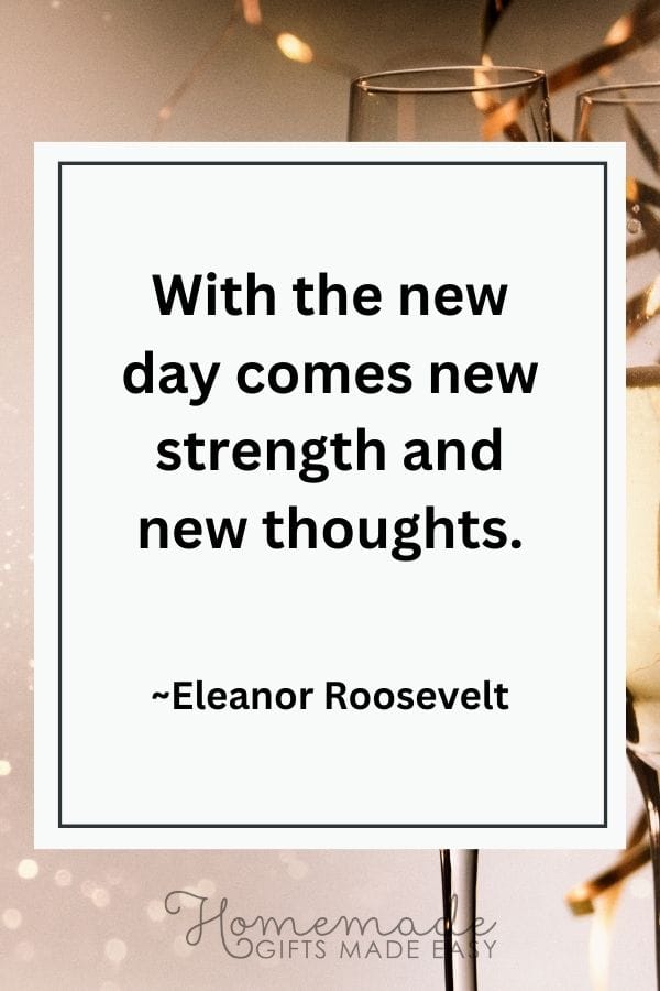 new year wishes new strength and new thoughts