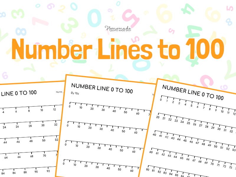 Number Line to 100
