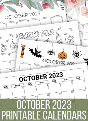 october calendar