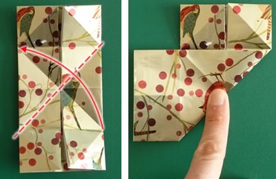 origami christmas ornaments step 5b