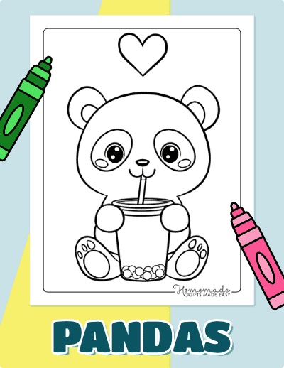 Panda Coloring Pages