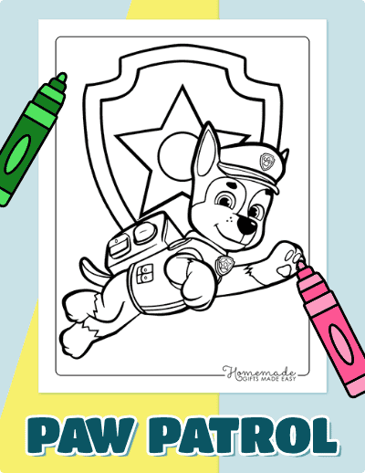 Paw Patrol Coloring Pages