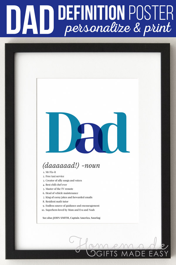 Father's Day Custom Gifts Happy Fathers Day Gifts - Oh Canvas