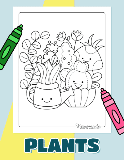 Plant Coloring Pages