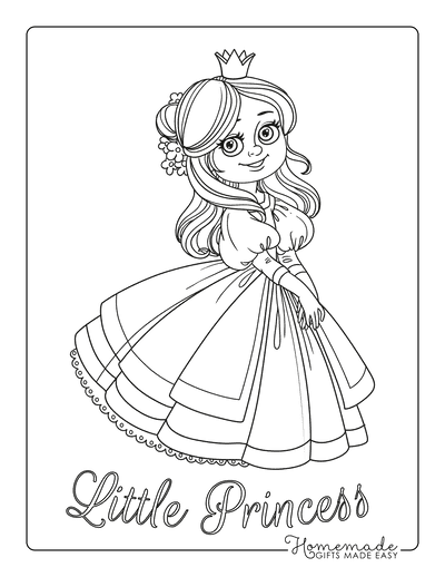 princess coloring pictures for girls