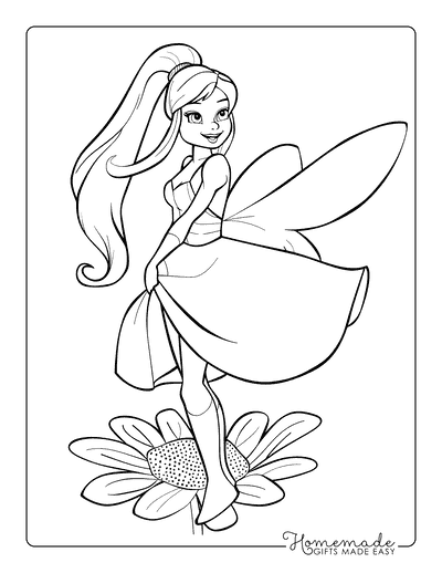 Free Princess Coloring Pages for Kids and Adults