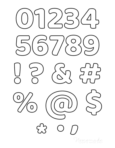 Lettering and Numbering