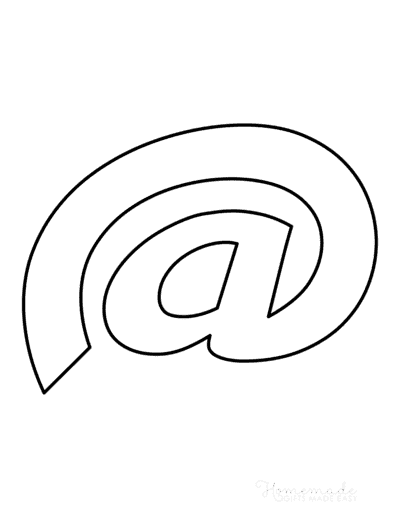 Printable Alphabet Letters Cartoon Symbol at