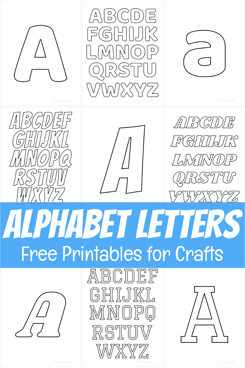 easy fonts alphabet letters