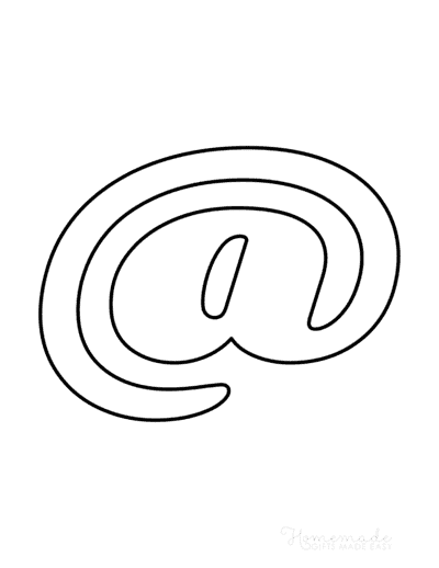 Printable Alphabet Letters Serif Symbols at