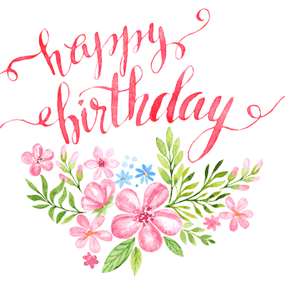 Make A Wish Happy Birthday Greeting Card, Single Folded Card