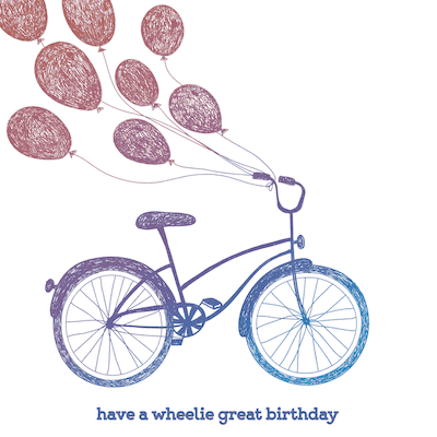 Printable Birthday Cards Wheelie Great