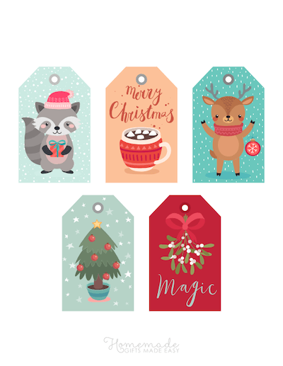 Printable from Santa gift tags, a free DIY project from