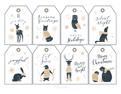 Printable Christmas Gift Labels - Life With Lovebugs
