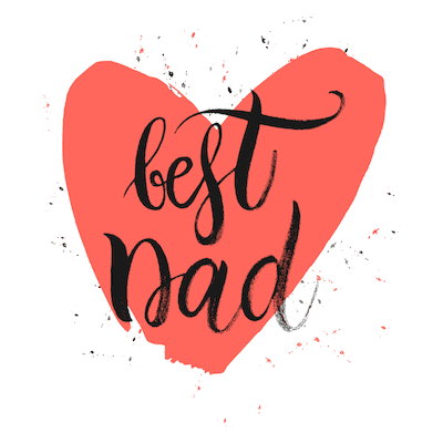 Printable Fathers Day Cards Best Dad Heart