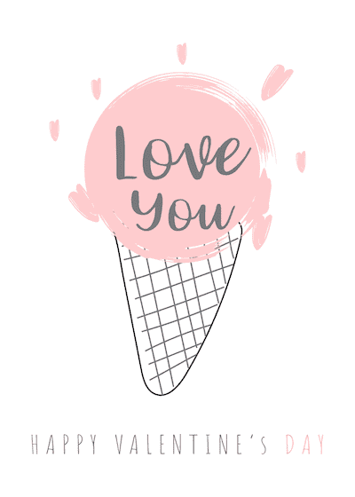 Spread the love with these DIY printable cones for Valentine's Day flowers