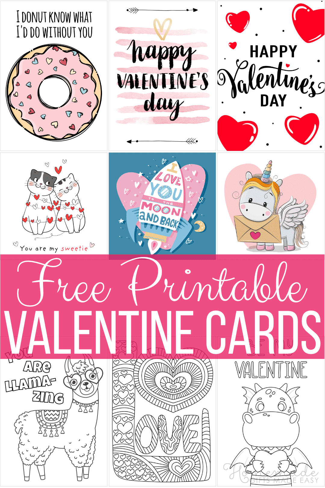 Free Printable Valentine Cards For Elementary Kids