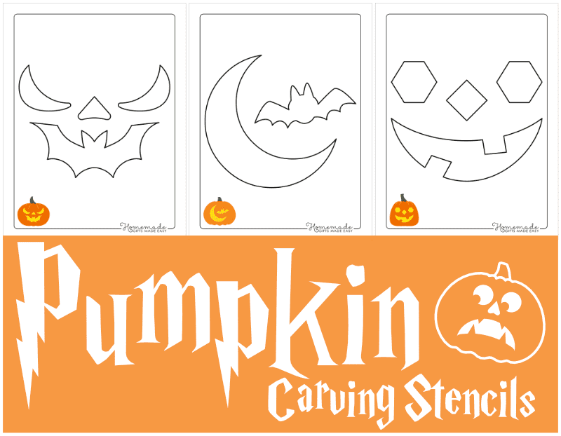 Pumpkin Template Printable Outlines & Patterns for Crafts