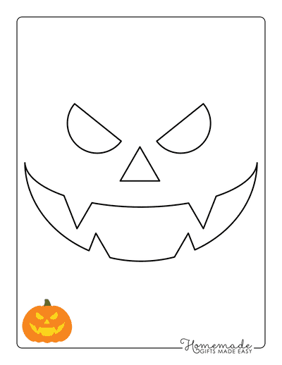 pumpkin carving outline printable