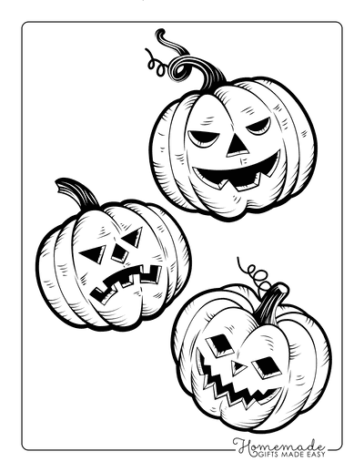 five little pumpkin coloring pages