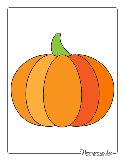 Pumpkin Template Printable Outlines & Patterns for Crafts