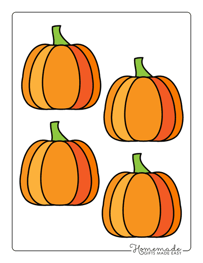 Pumpkin Outline 8 Small Color