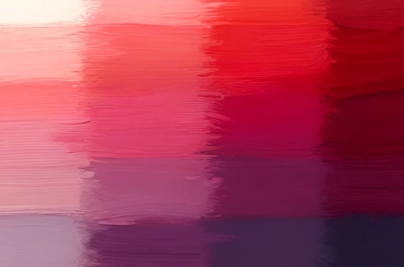red and purple make magenta color swatches