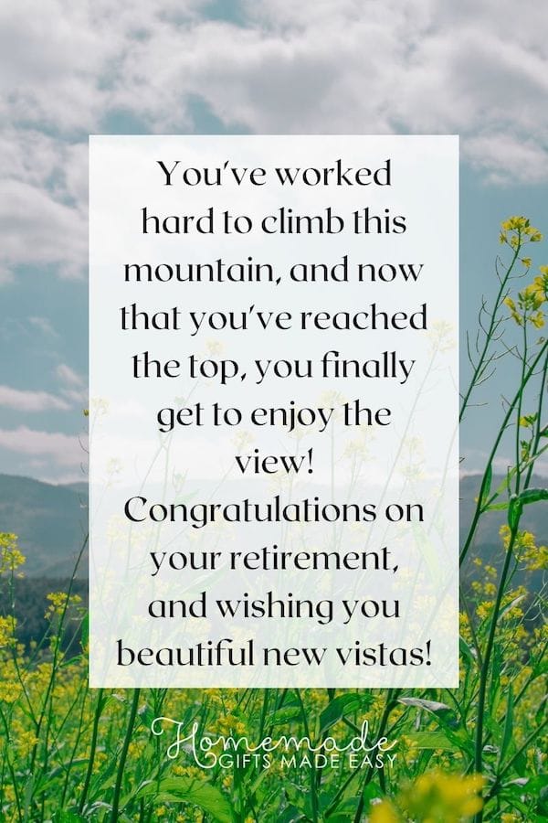 retirement wishes poems