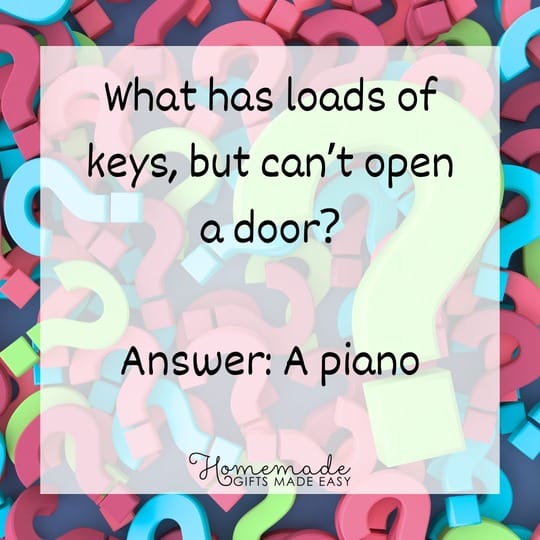 riddles for adults - what has loads of keys but can't open a door?