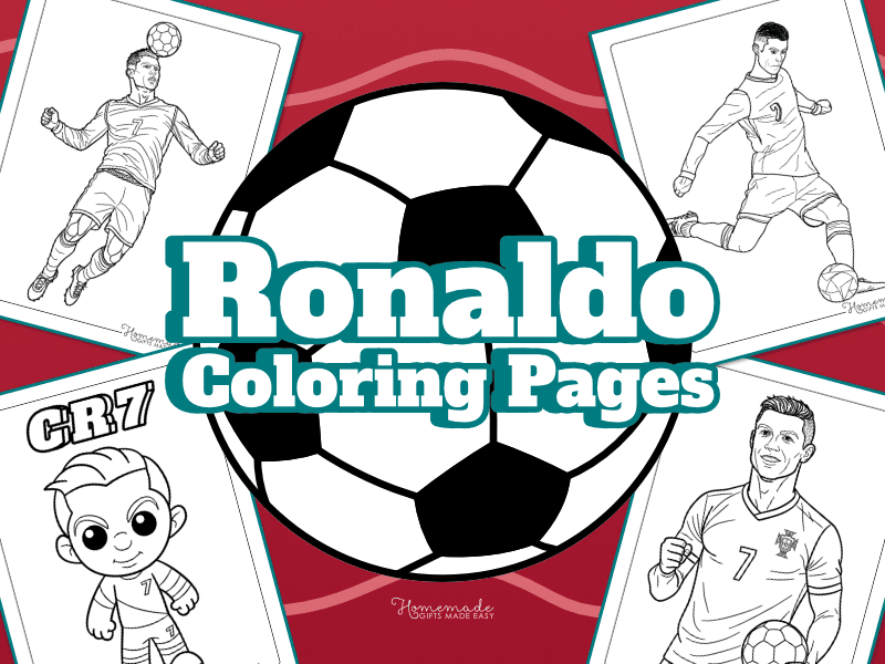 Ronaldo Coloring Pages