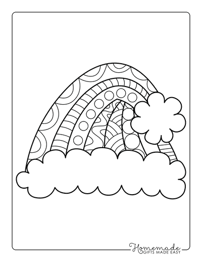 Santa Coloring Pages Zentangle Hats Style 1