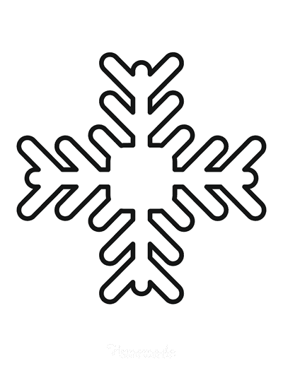 101 Best Snowflake Coloring Pages | Free Printable PDF Templates