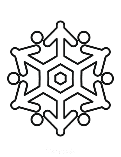 how to draw a snowflake from frozen