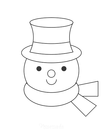 60 Best Snowman Coloring Pages For Kids Free Printables