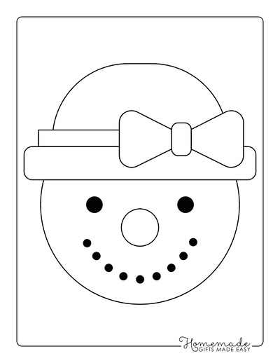 Printable Snowman Craft (With Free Template!)