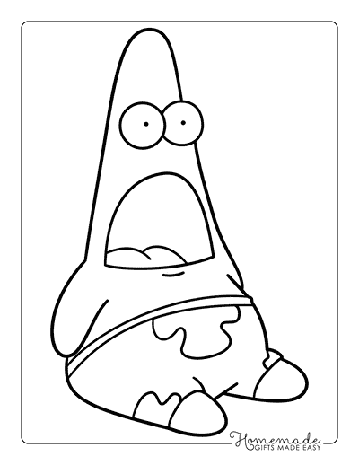 Spongebob Coloring Pages Funny Patrick Star Spongebob Meme