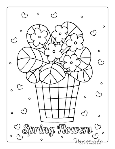 65 Spring Coloring Pages Free Printable Pdfs