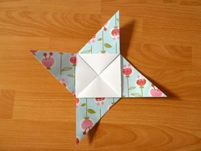 square origami envelope semi-open