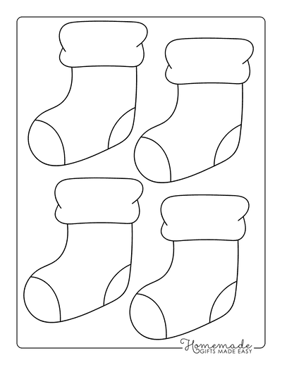 Best Christmas Stocking Coloring Pages Printable Stocking Templates