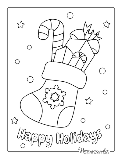 holiday coloring pages to print