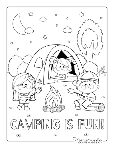 Free Summer Coloring Pages for Kids & Adults