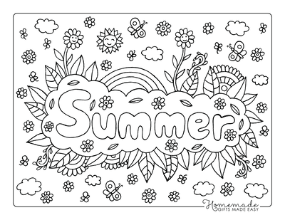 Download 74 Summer Coloring Pages Free Printables For Kids Adults