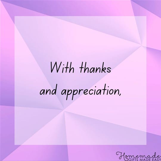 thank you messages with thanks and appreciation