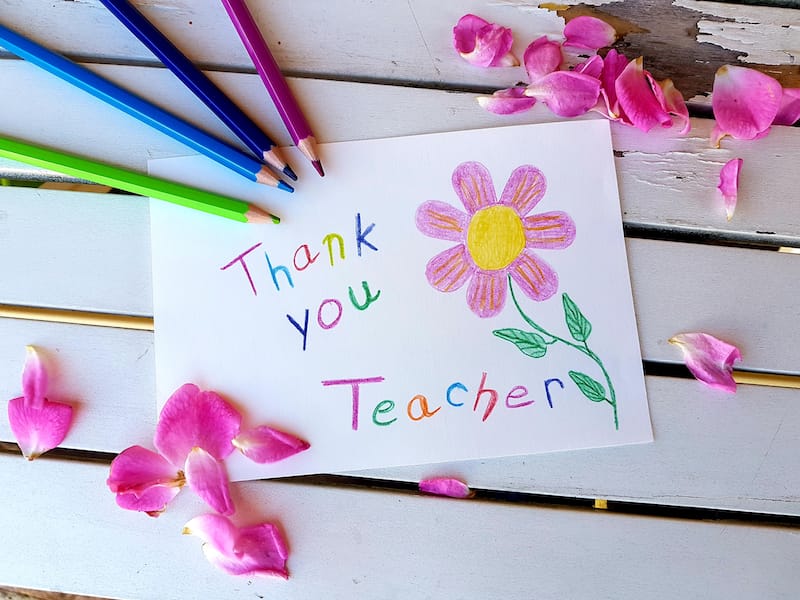 creative thank you cards for teachers