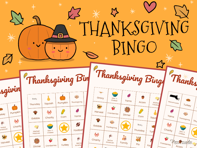 Thanksgiving Bingo