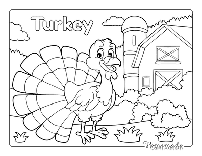 Download 46 Best Turkey Coloring Pages for Kids of All Ages - Free ...