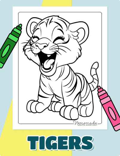 Tiger Coloring Pages
