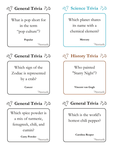 Best and General Triva Questions Free PDF Trivia Questions Best General