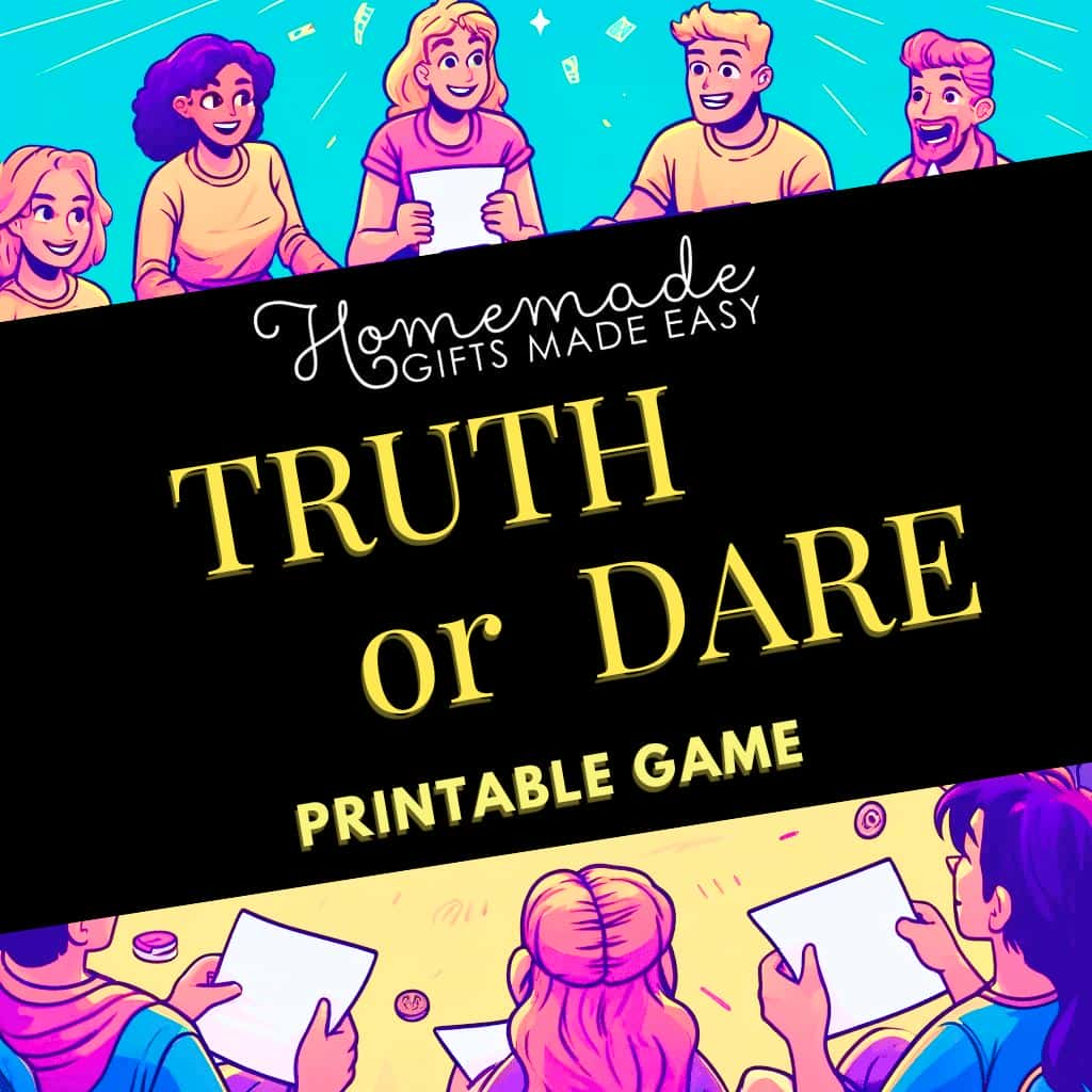 truth or dare printable game