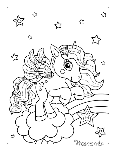 magical unicorn coloring pages for kids adults free printables